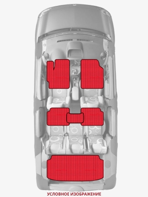 ЭВА коврики «Queen Lux» комплект для Dodge Dart (5G)